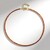 Collier en argent et Saphir Padparadscha