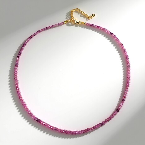 Collana in argento con Rubino Tanzania