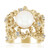 White Freshwater Pearl Silver Ring (TPC)