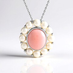 Collana in argento con Opale Rosa (de Melo Essence)