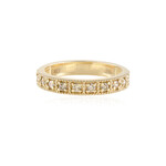 SI2 Schokoladen-Brillant-Goldring