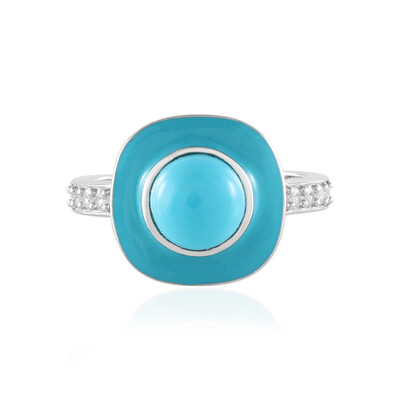 Bague en argent et Turquoise Sleeping Beauty