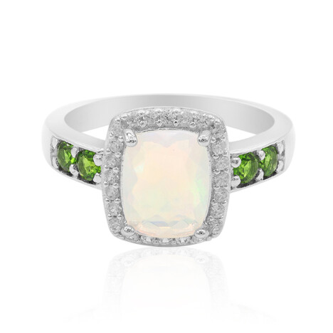 Bague en argent et Opale Welo