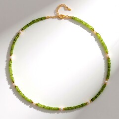 Collana in argento con Peridoto
