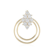 Colgante en oro con Diamante I2 (H) (de Melo Gold)