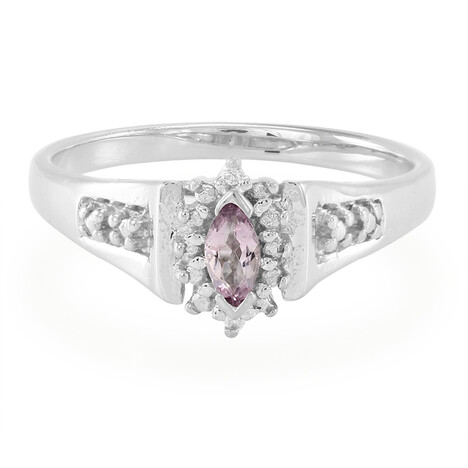 Pinkfarbener Kupfer-Turmalin-Silberring