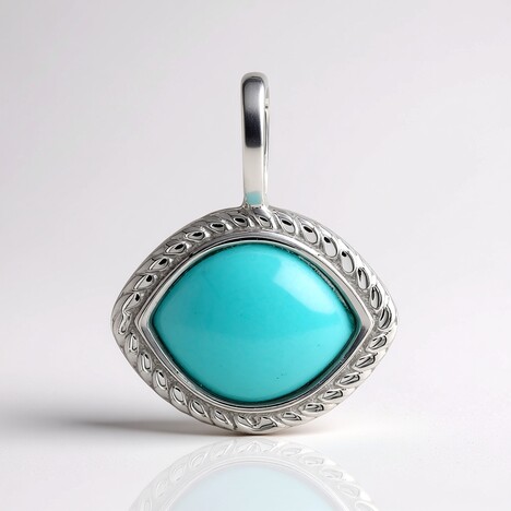 Ciondolo in argento con Amazzonite