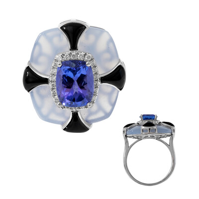 Anillo en oro con Tanzanita AAA (CIRARI)