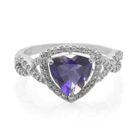 Anello in argento con Iolite Ceylon
