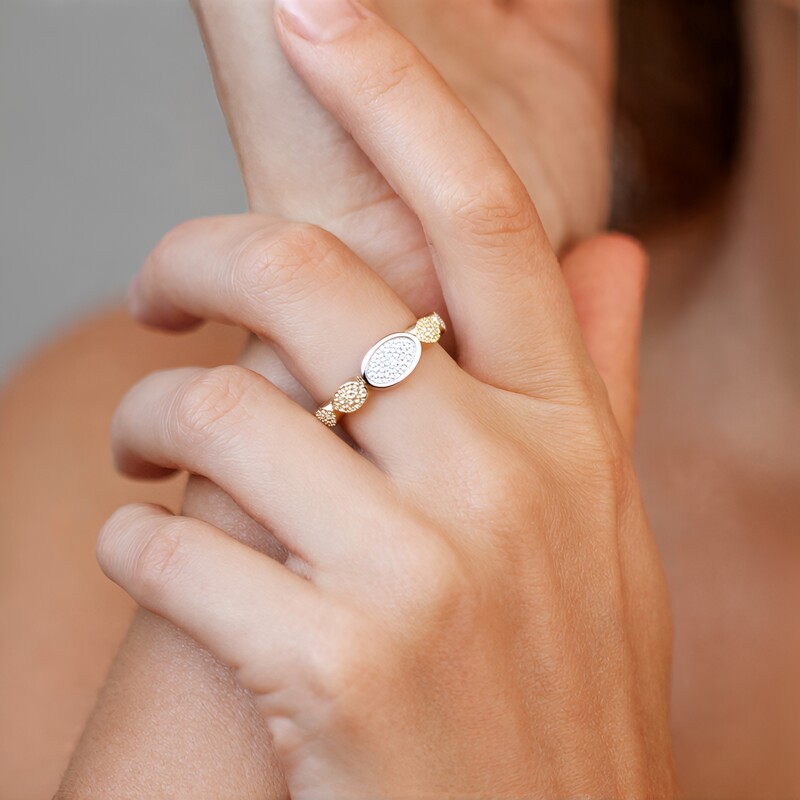 Anillo en plata con Diamante I2 (I)