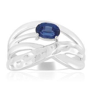 Anillo en plata con Cianita de Nepal (Pallanova)