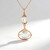 Collana in argento con Quarzo Bianco (KM by Juwelo)