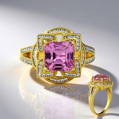 Bague en or et Kunzite de Patroke (de Melo)
