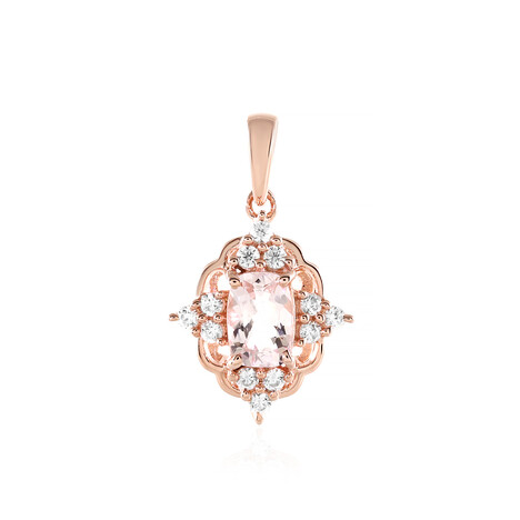 Ciondolo in argento con Morganite