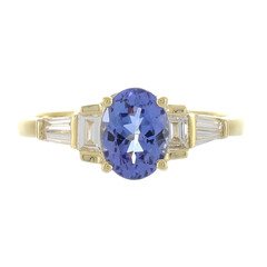 Bague en or et Tanzanite AAA (CIRARI)