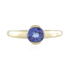 Bague en or et Tanzanite AAA
