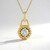 Collana in argento con Topazio Bianco