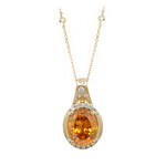 14K Sphalerite Gold Necklace (CIRARI)