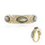 Bague en argent et Labradorite verte de Maniry (KM by Juwelo)