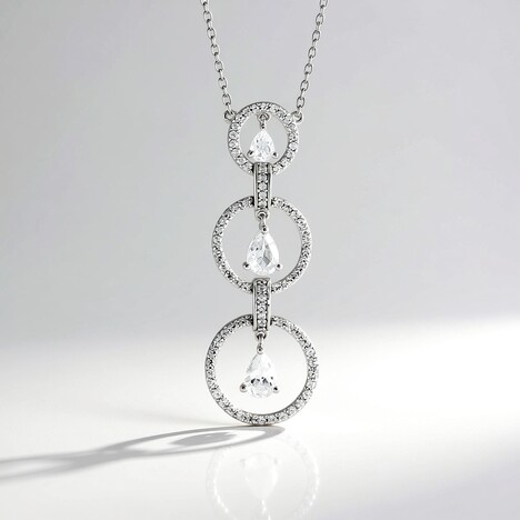 Collana in argento con Zircone