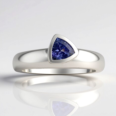 Anello in argento con Tanzanite (Pallanova)