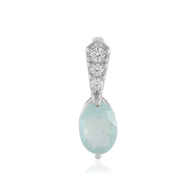 Ciondolo in argento con Opale Paraiba