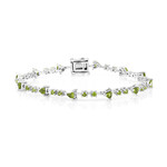 Brazalete en plata con Vesuvianita