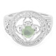 Anello in argento con Prehnite