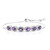 Sambia-Amethyst-Silberarmband