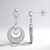 Orecchini in argento con Zircone (Adela Silber)