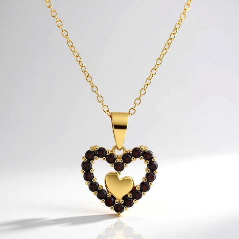 Collana in argento con Granato