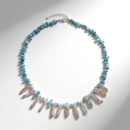 Collana in argento con Perla d'Acqua Dolce Bianca