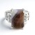 Anello in argento con Agata Botswana