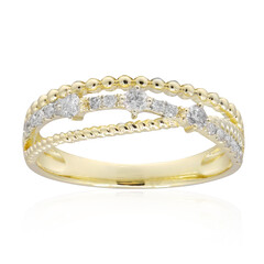 Gouden ring met SI2 (H) Diamanten (CIRARI)