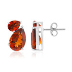 Pendientes en plata con Citrino de Madeira (de Melo Essence)