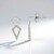 Orecchini in argento con Zircone