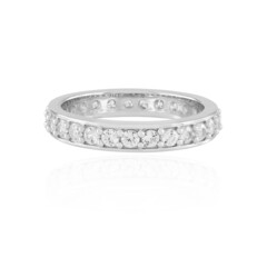 Zilveren ring met zirkonen