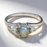 Anello in argento con Spectrolite