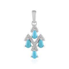 Ciondolo in argento con Turchese Sleeping Beauty