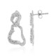 Pendientes en plata con Zircón (de Melo)