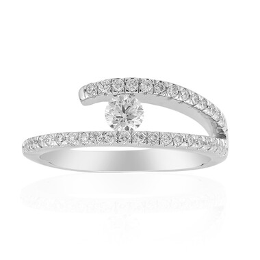 Anillo en oro con Diamante VVS1 (G) (Annette)