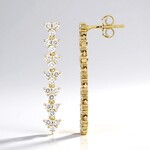 Orecchini in oro con Diamante IF (G) (de Melo Gold)