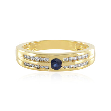 Anello in argento con Zaffiro Blu