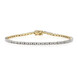 Gouden armband met Diamanten SI1 (G) (Annette)