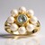 Anello in oro con Tanzanite (non riscaldata) (Remy Rotenier)