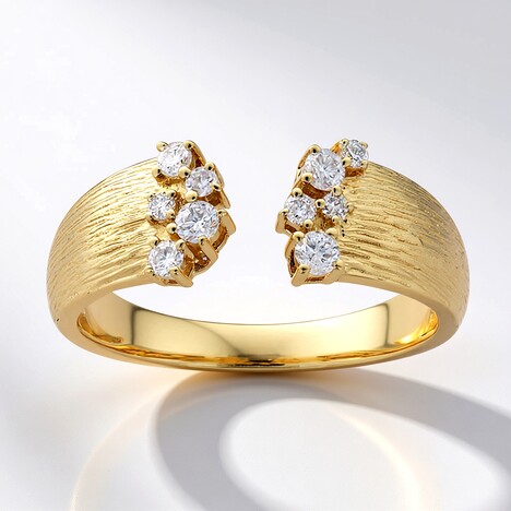 Anello in oro con Diamante SI2 (H) (CIRARI)