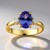 Anello in oro con Tanzanite AAA (CIRARI)