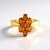 Anello in argento con Cianite Arancione della Tanzania