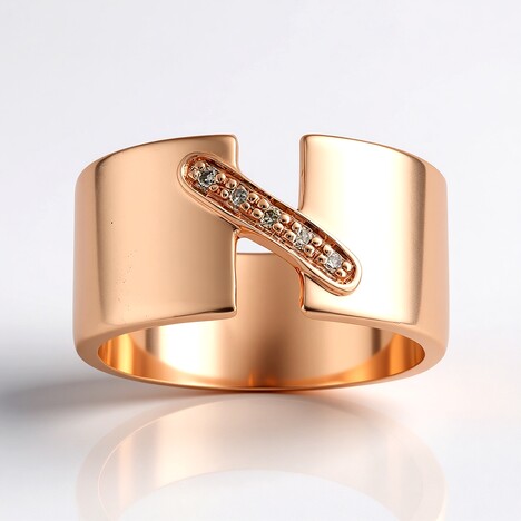Anello in argento con Diamante Argyle Rose de France I1 (Annette)