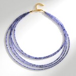 Collana in argento con Tanzanite